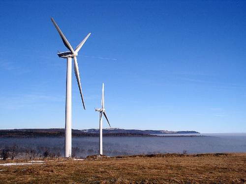 větrné elektrárny (foto J.Pešír)